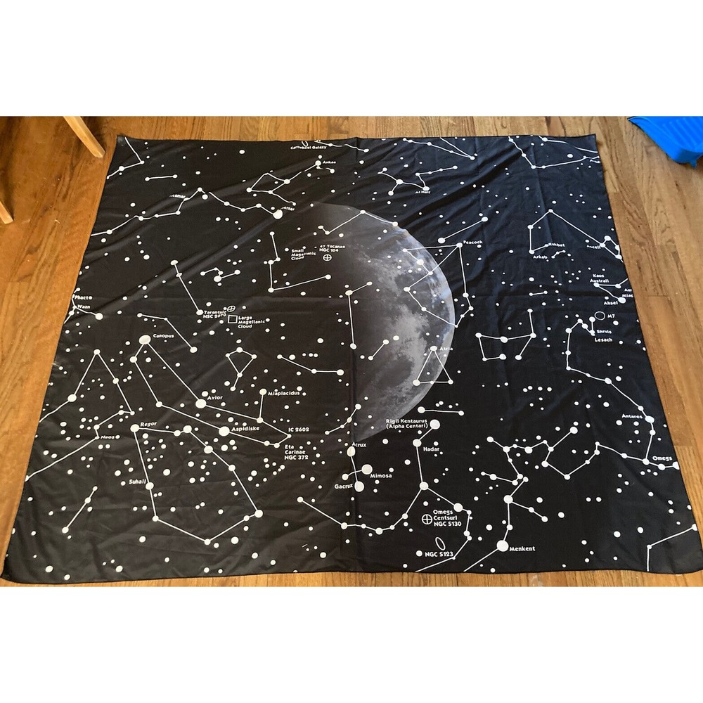 Very‎ Large Constellation & Moon Tapestry Star Wall Hanging Stellar Cartography